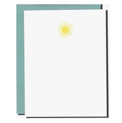 Sun Notecards Printed in New Mexico