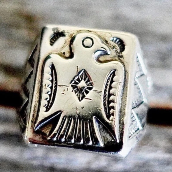 Bell Trading Post Mens Thunderbird Ring