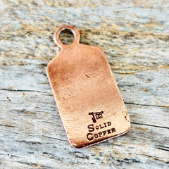 Bell Copper Dog Tag Vintage