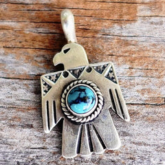 Navajo Silver Thunderbird Charm