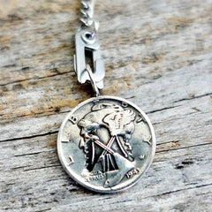Mercury Dime Thunderbird Pendant
