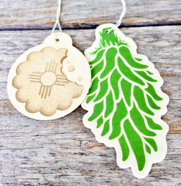 Green Chile Air Freshener Made in New Mexico Black Diamond Curio