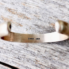 Derrick Gordon Navajo Silver Cuff