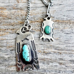 Thunderbird Sterling & Turquoise Pendant