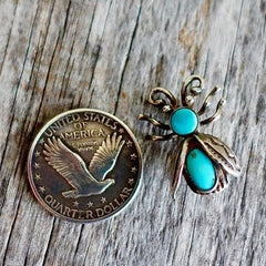 Bumble Bee Turquoise Pin
