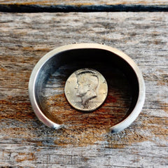 Sandcast Cuff Sterling Silver