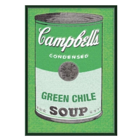 Green Chile Soup Can Art