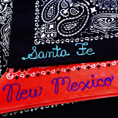 Santa Fe Chainstitch Bandana