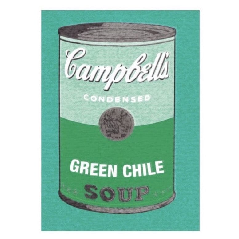 Green Chile Soup Can Art