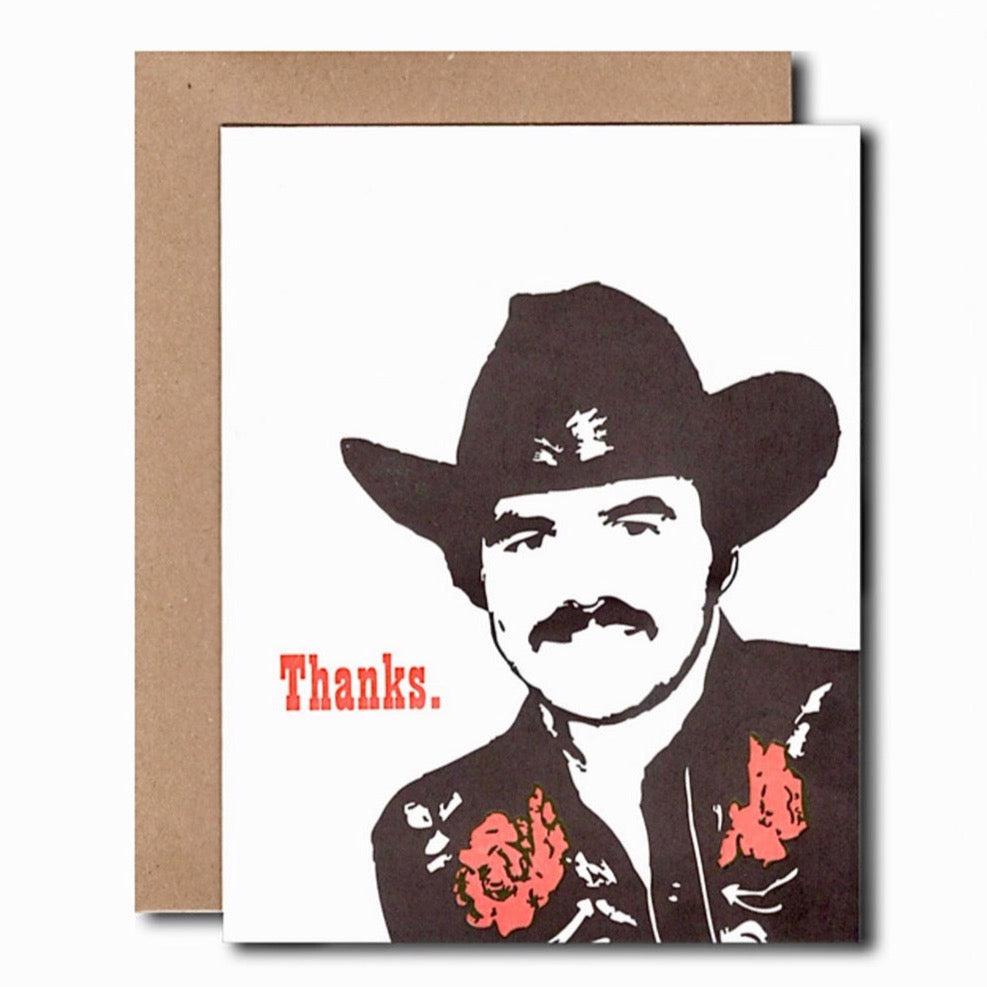 Burt Reynolds Greeting Card