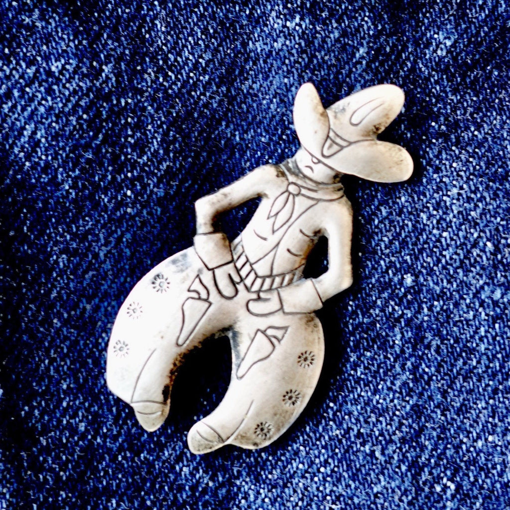 Small Cowboy Pin from 1940's