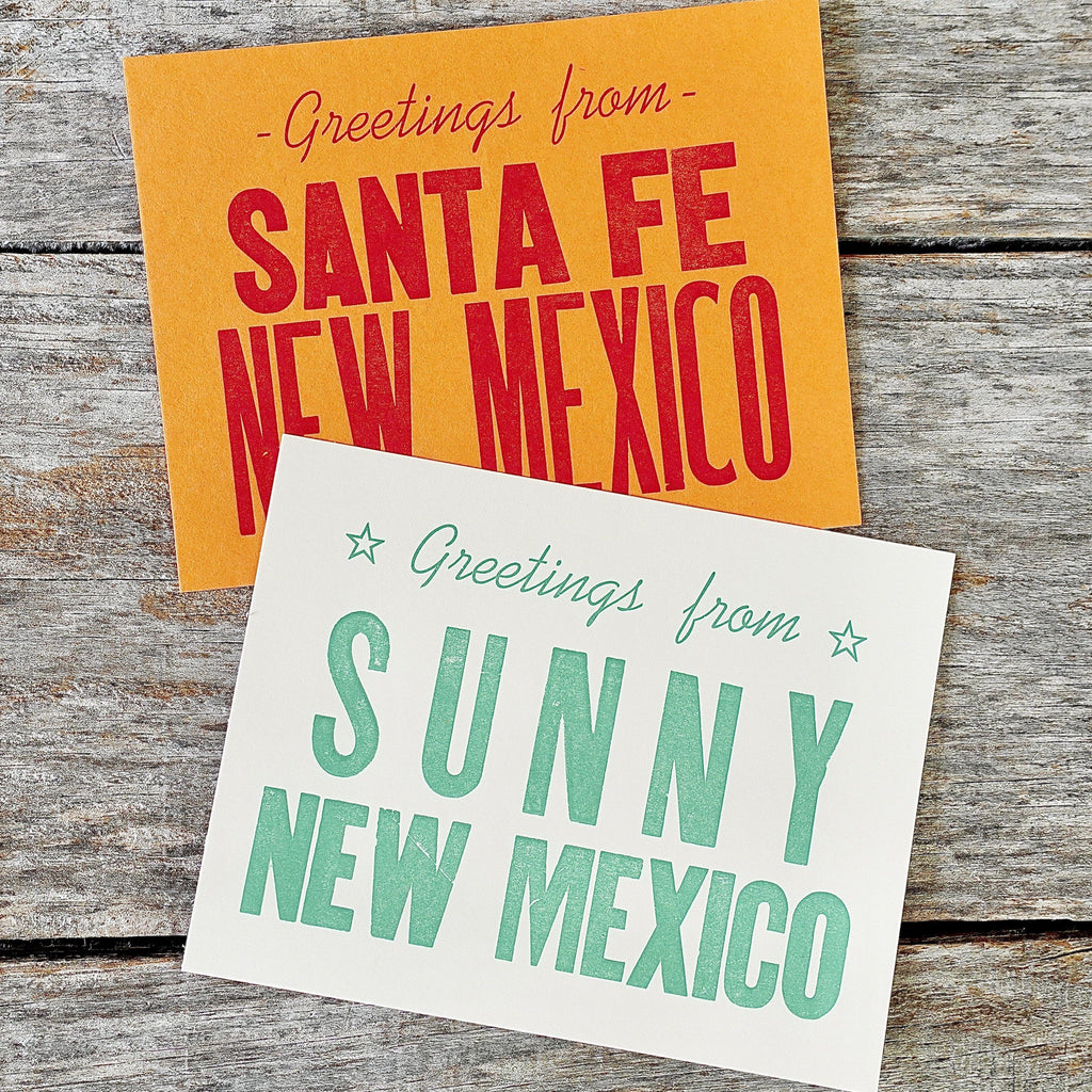Greetings From Santa Fe New Mexico Postcard