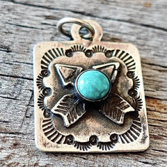 Crossed Arrows Dog Tag