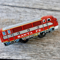 Santa Fe Train Tin Lithograph