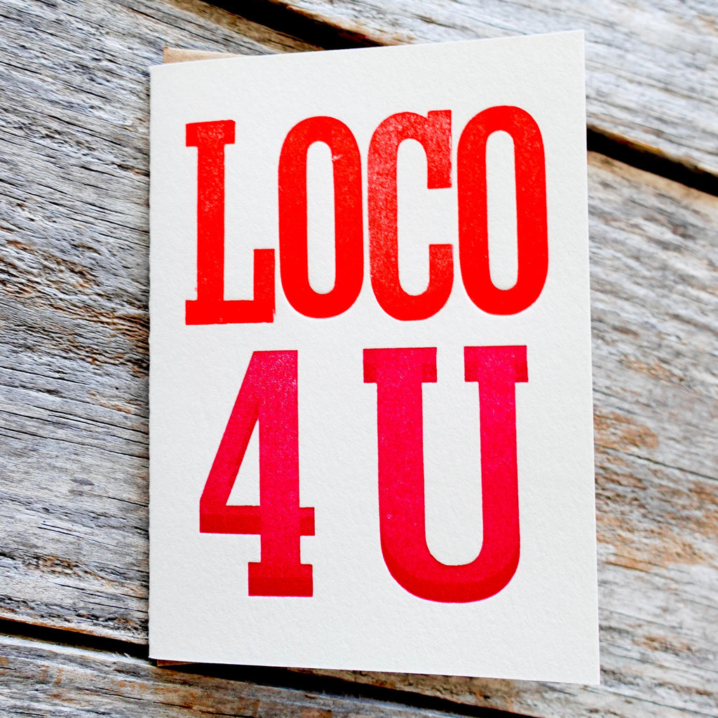 LOCO 4U Greeting Card