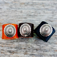 Silver Concha Bandana Slide