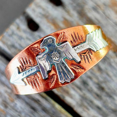 Thunderbird Cuff Sterling & Copper