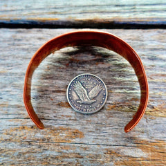 Retro Thunderbird Copper Cuff