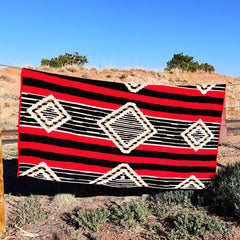 Navajo design Cotton Throw Blanket
