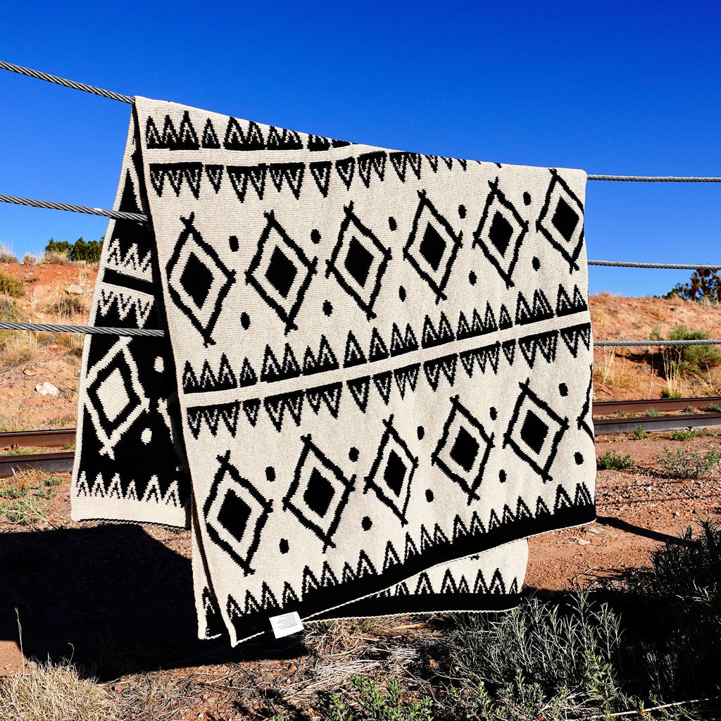 Southwest Style Cotton Throw Blanket