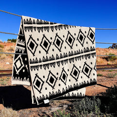 Southwest Style Cotton Throw Blanket