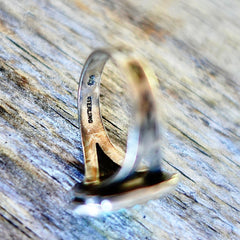 Maisel's Turquoise Ring with Hallmark