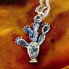 Prickly Pear Charm Necklace