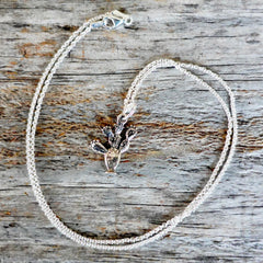 Prickly Pear Cactus Charm Necklace