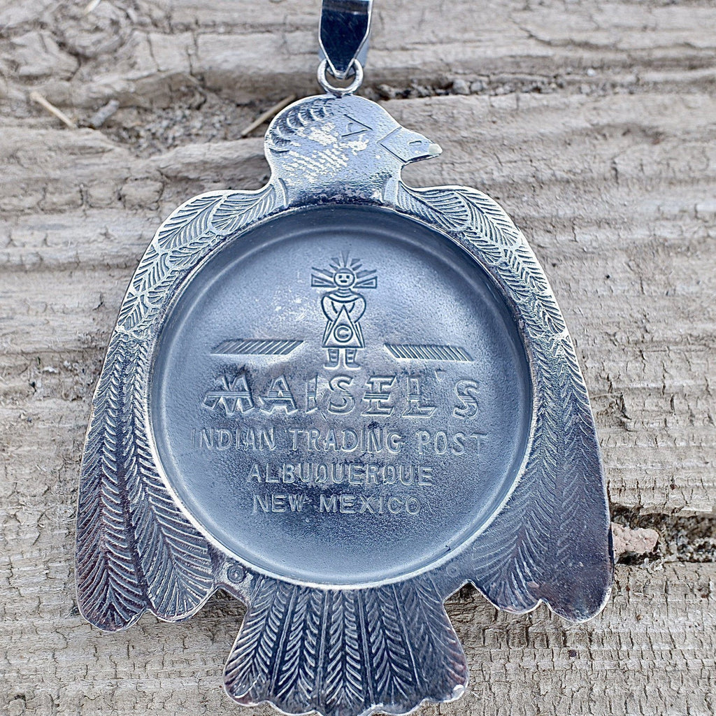 Vintage Maisel's Indian Trading Post Sterling Silver Thunderbird Pendant