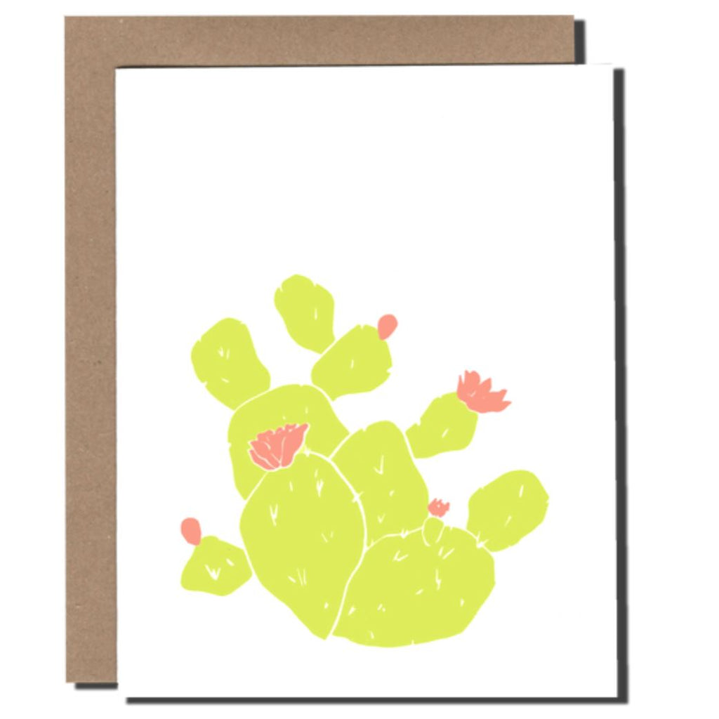 prickly pear greeting card