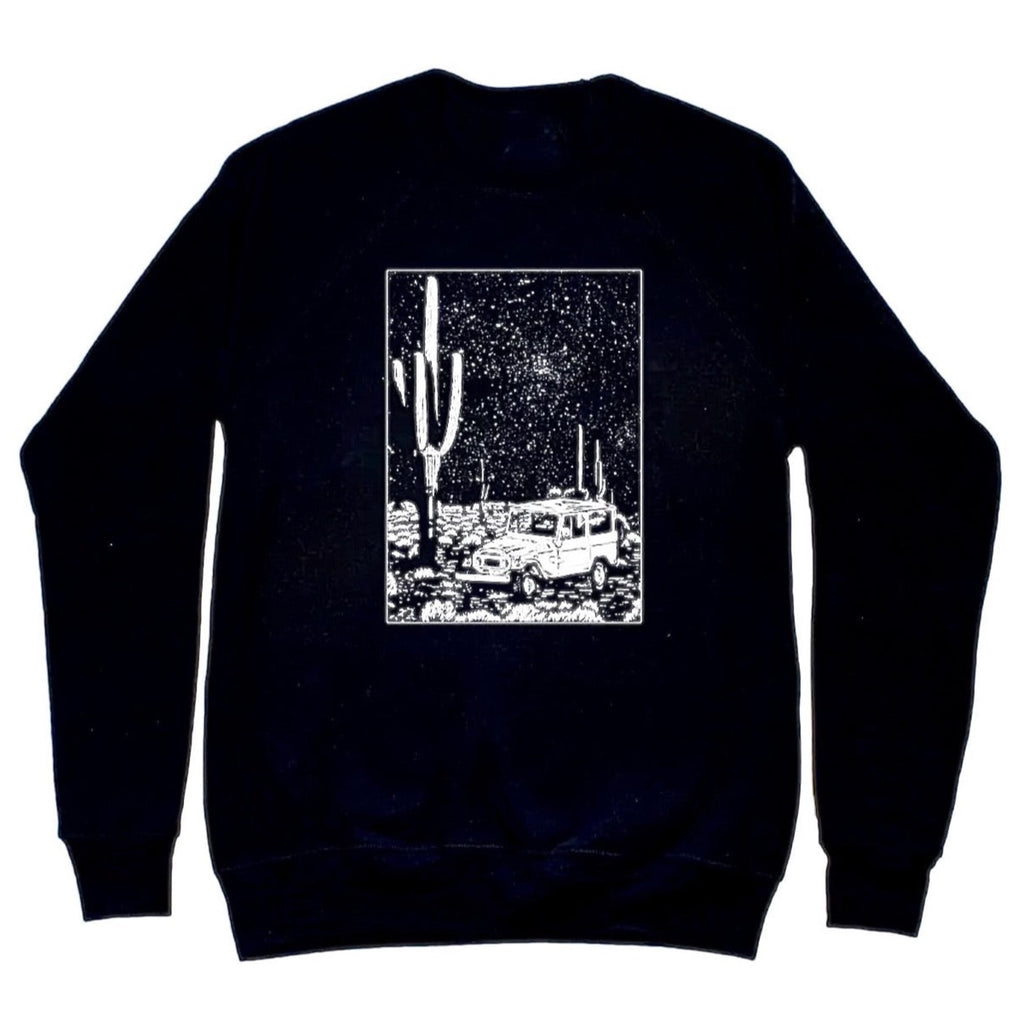 Desert Cactus Black Sweatshirt