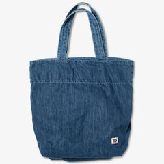 Light Wash Denim Tote Bag