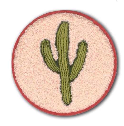 Fuzzy Saguaro Cactus Patch