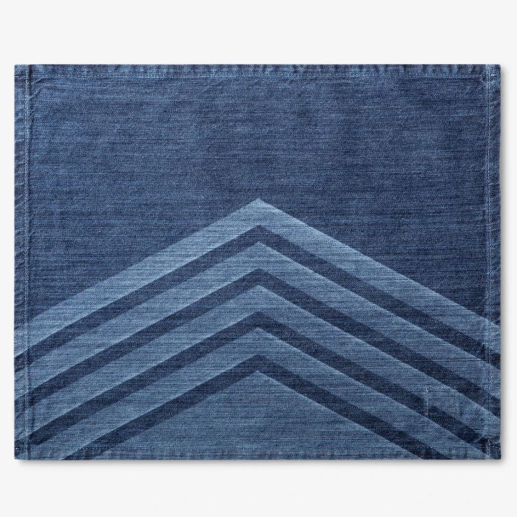 Achor Chevron Denim Placemat