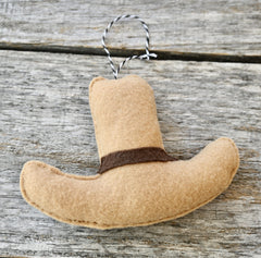 Cowboy Hat Holiday Ornament
