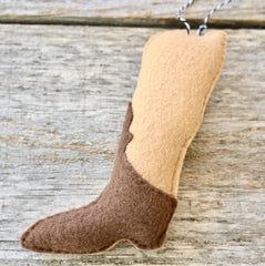 Cowboy Boot Christmas Tree Ornament