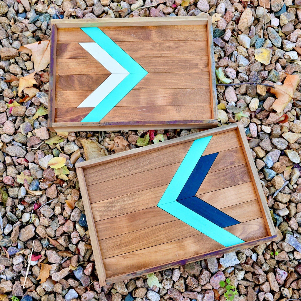 Rustic Wood Serving Trays