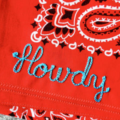 Howdy Chainstitch Bandana