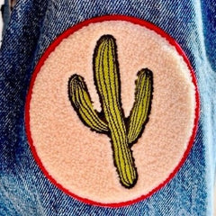 saguaro cactus fuzzy patch