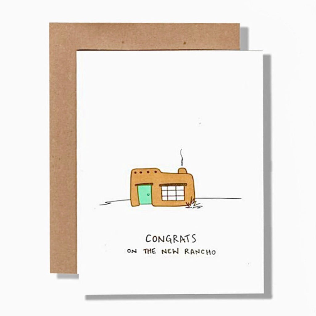 Congrats on New Rancho Greeting Card